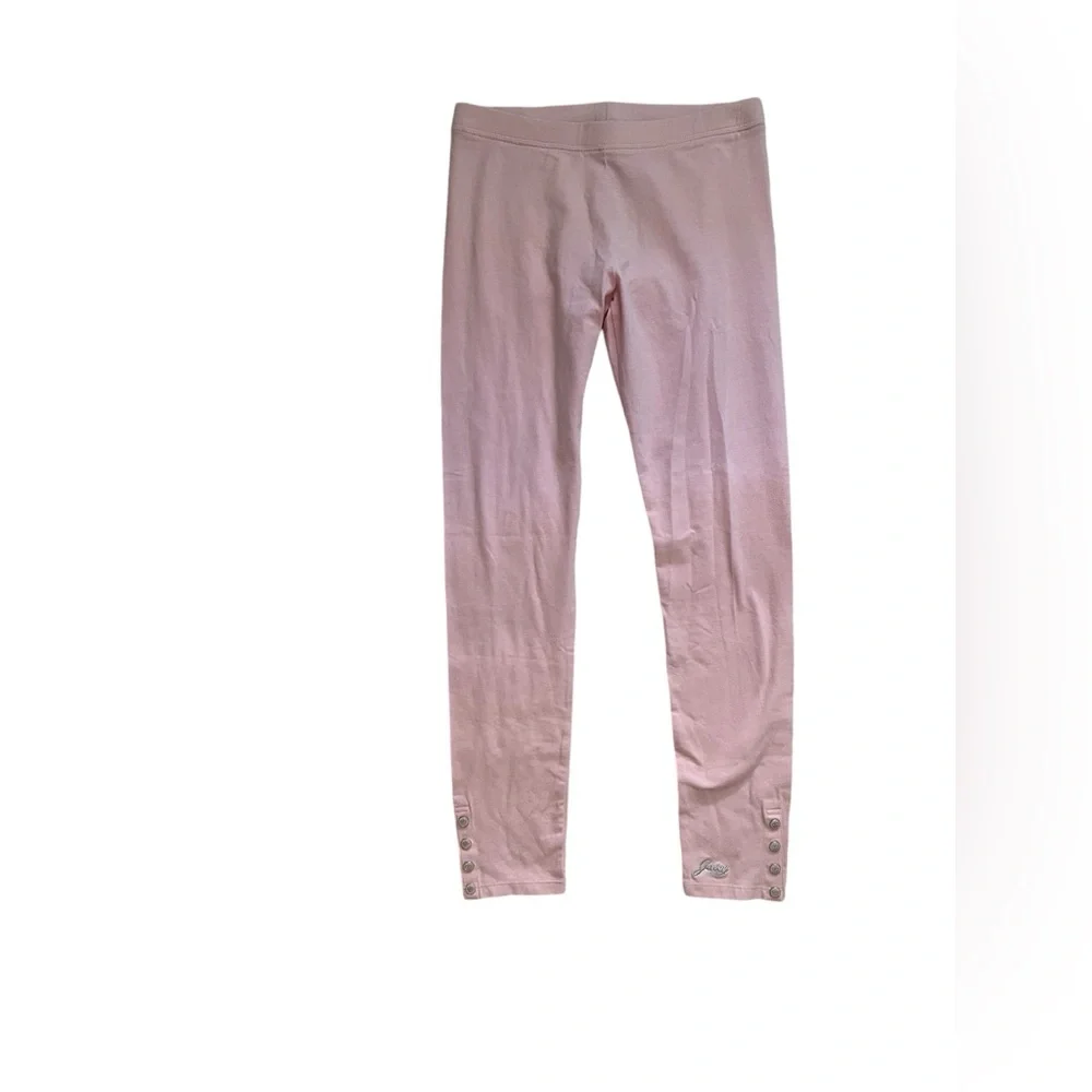 Juicy Couture NWT girls ballet slipper leggings with crown snaps size 14